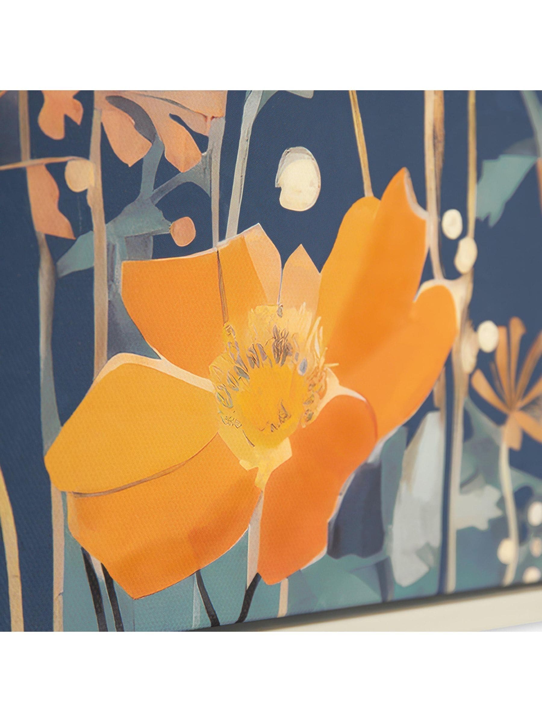 Modern Melody framed wall art wildflowers pastel 61cm - British product
