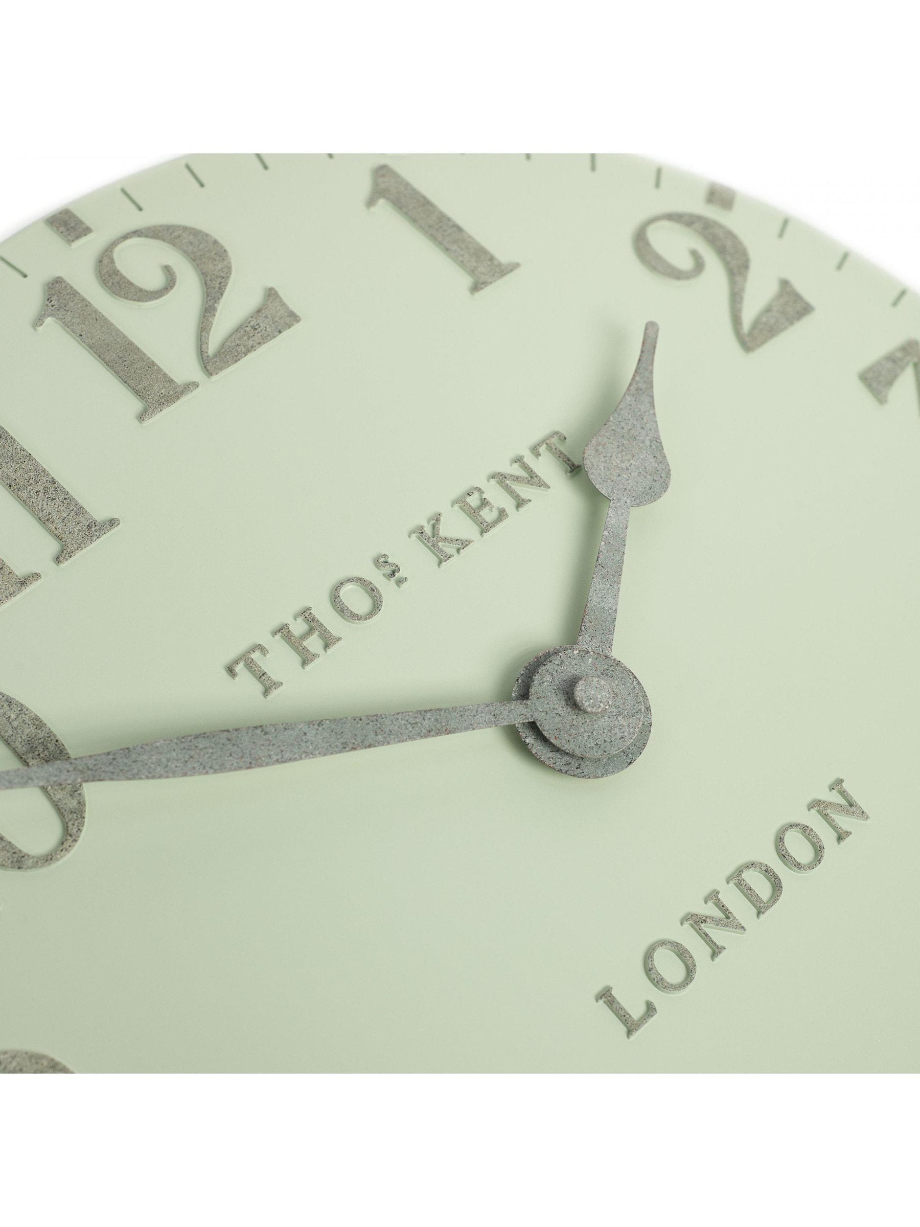 Thomas Kent Clocks Pearl Green 12 Willow Wall Clock