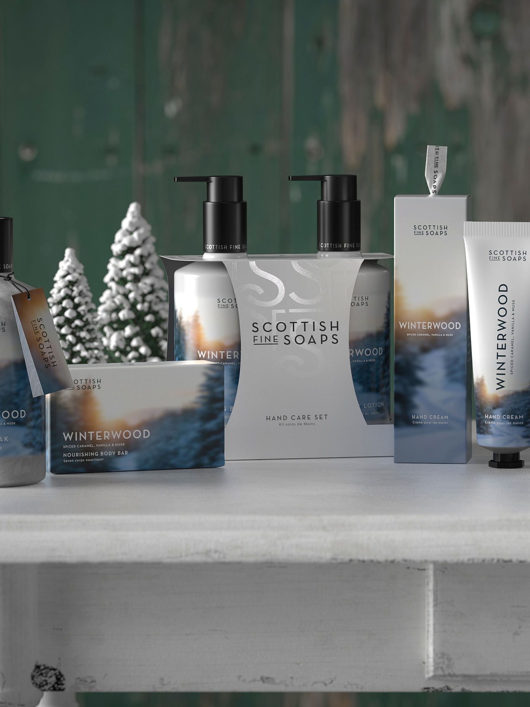 Scottish Fine Soaps Winterwood Hand Care Gift Set 300ml