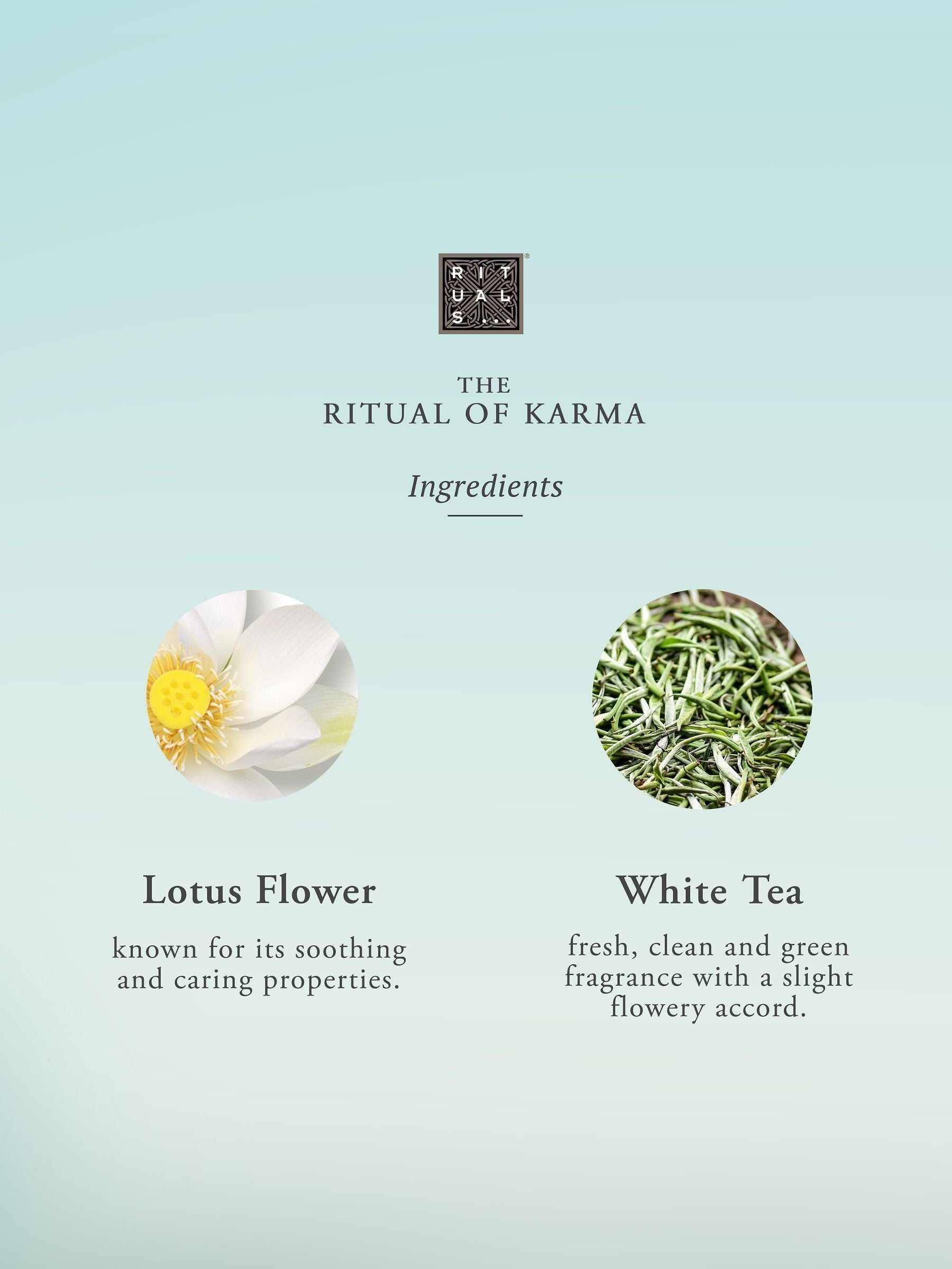 Rituals Karma Lotus White Tea Medium Gift Set imported from UK