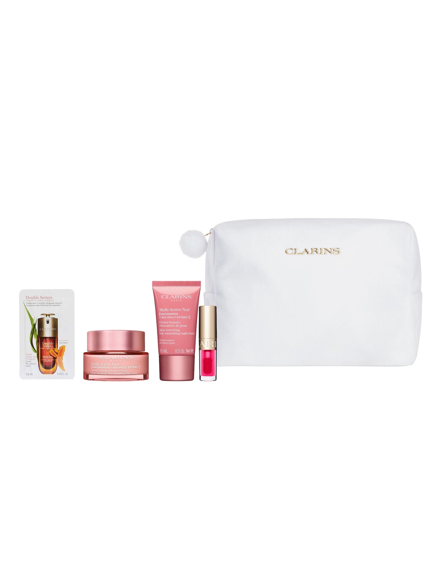 Clarins Multi-Active Collection Gift Set 50ml 15ml 1.4ml - British product