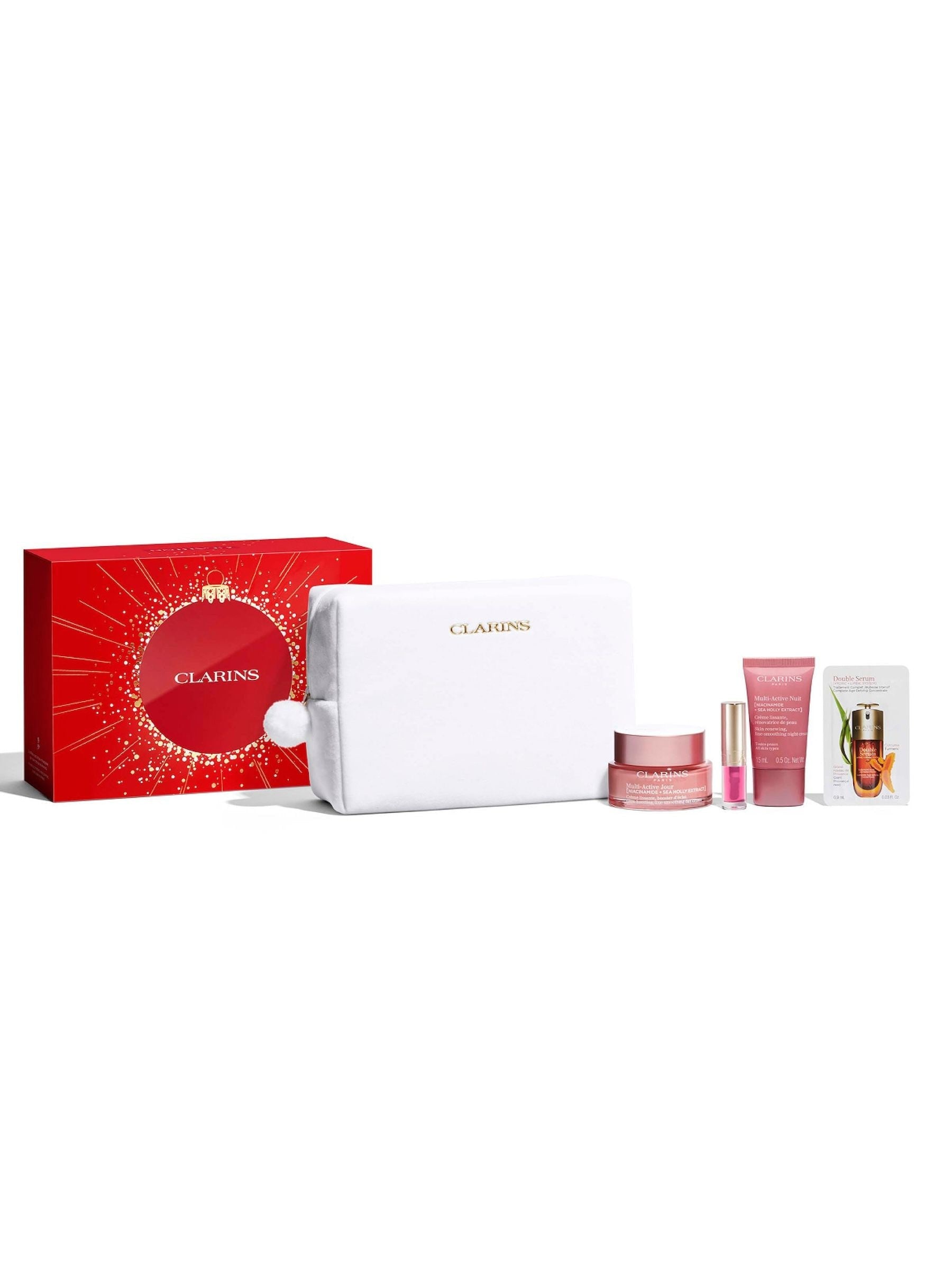 Clarins Multi-Active Collection Gift Set 50ml 15ml 1.4ml - British product