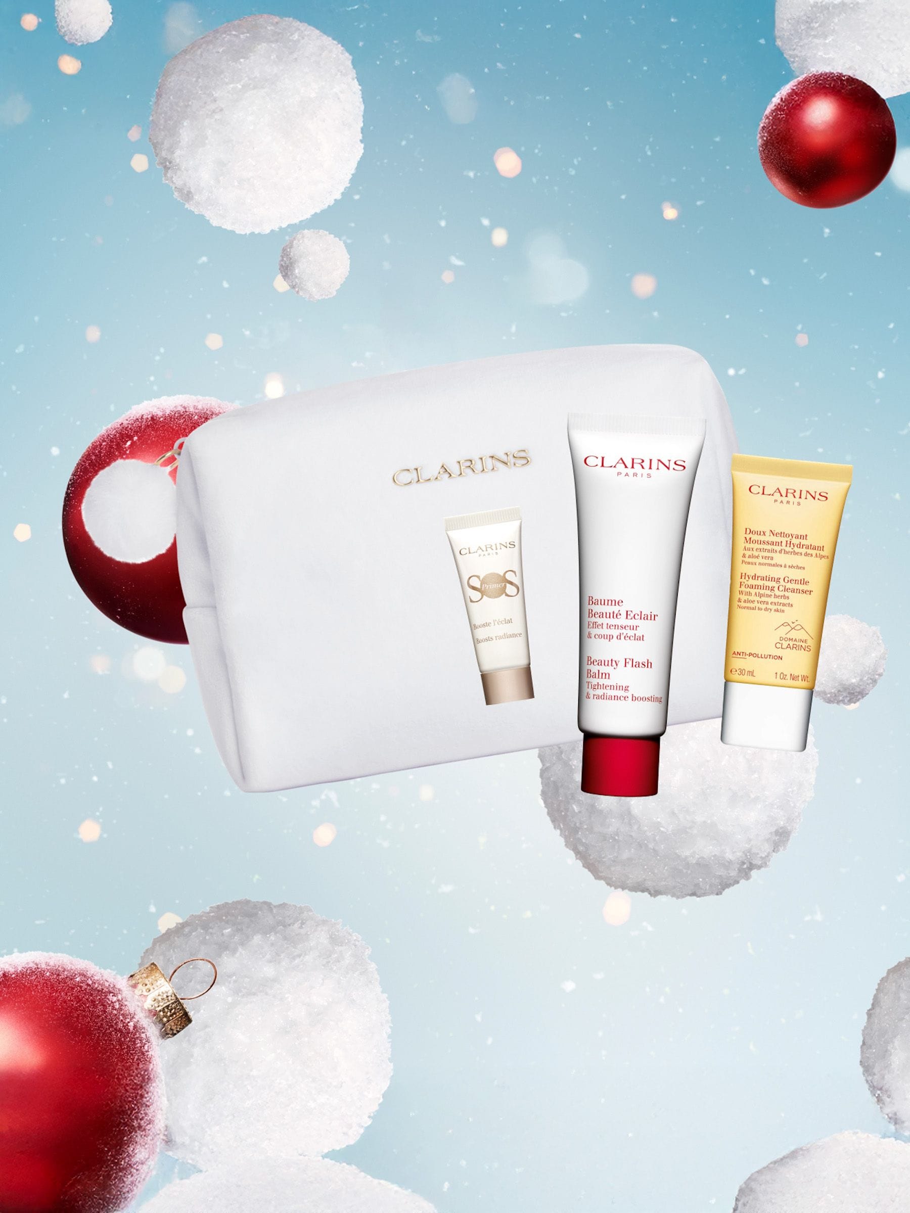 Clarins Radiance Care Gift Set skincare 75ml - British product