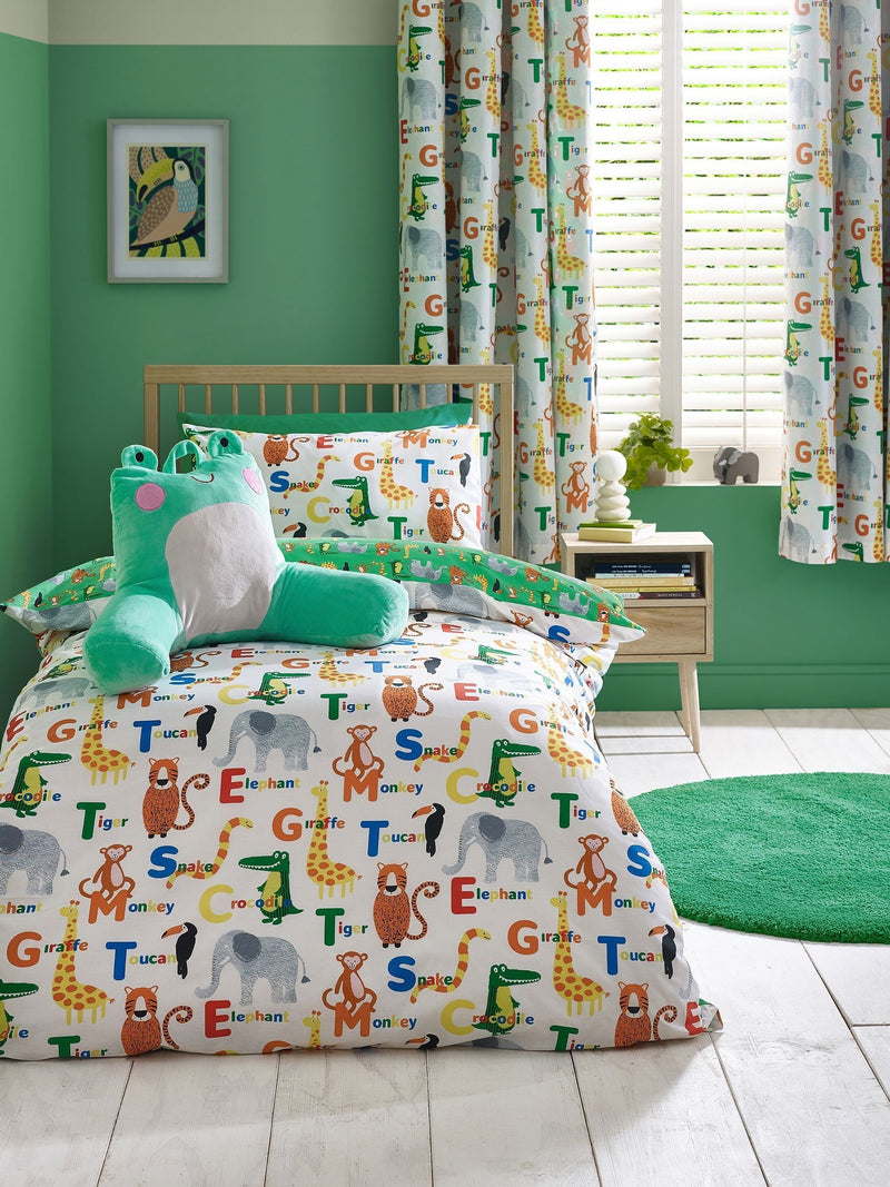 Catherine Lansfield Animal Magic Reversible Duvet Cover Set - British product
