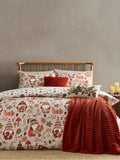 Catherine Lansfield natural autumn woodland gonks duvet cover set - British product