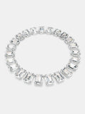 Swarovski White Rhodium Plated Octagon Cut Millenia Tennis Necklace