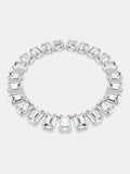 Swarovski White Rhodium Plated Octagon Cut Millenia Tennis Necklace