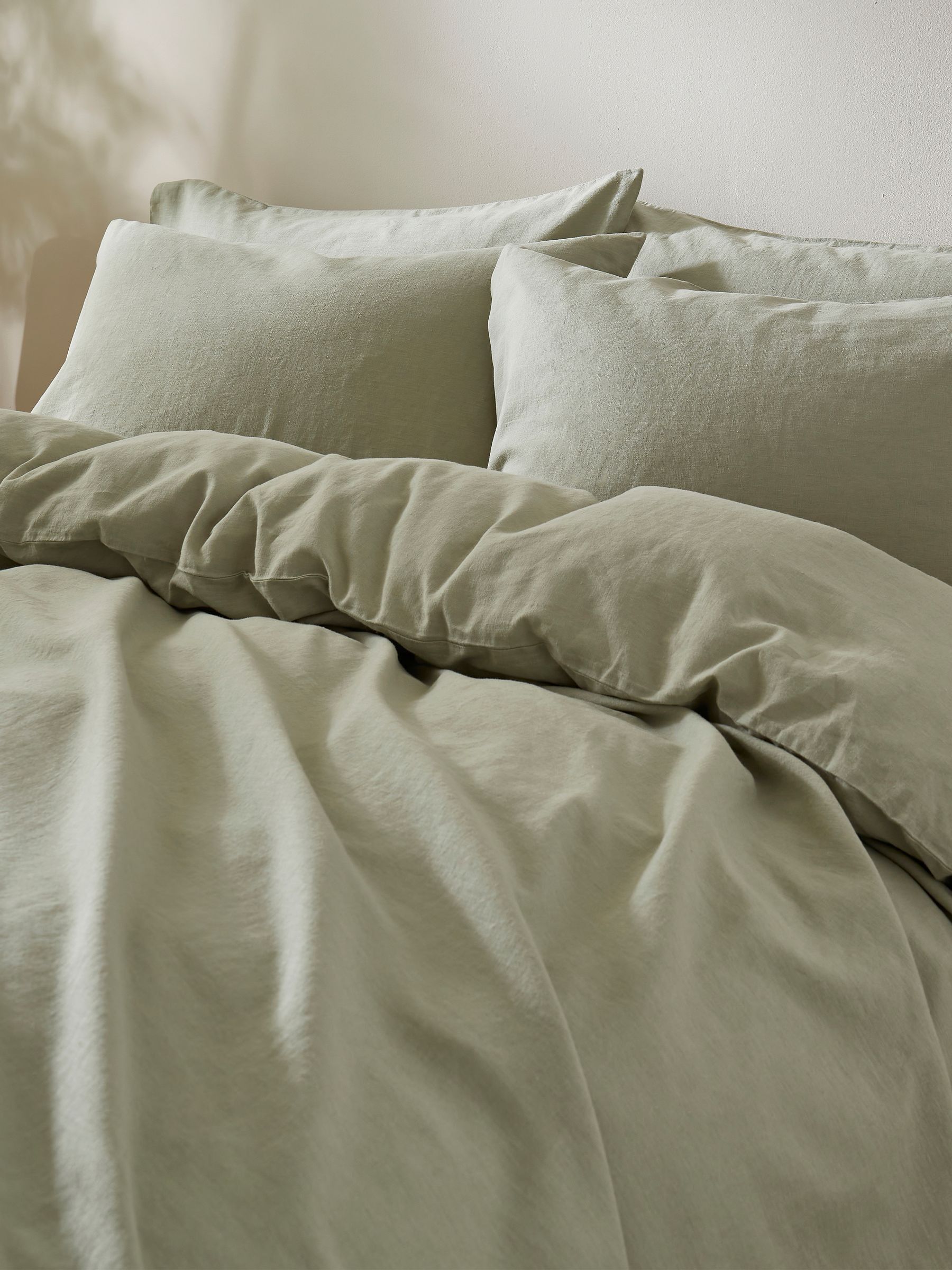 Martex Pistachio Green duvet cover set, imported from the UK