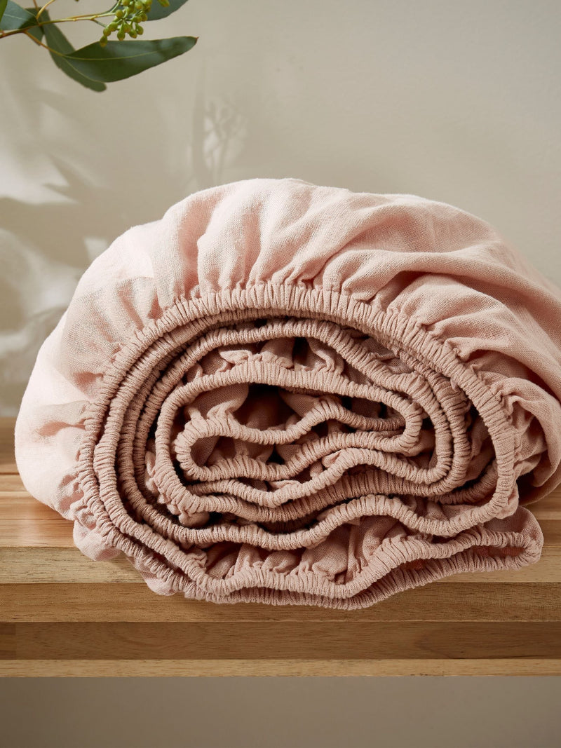 Martex Seashell Pink fitted sheet, imported from the UK