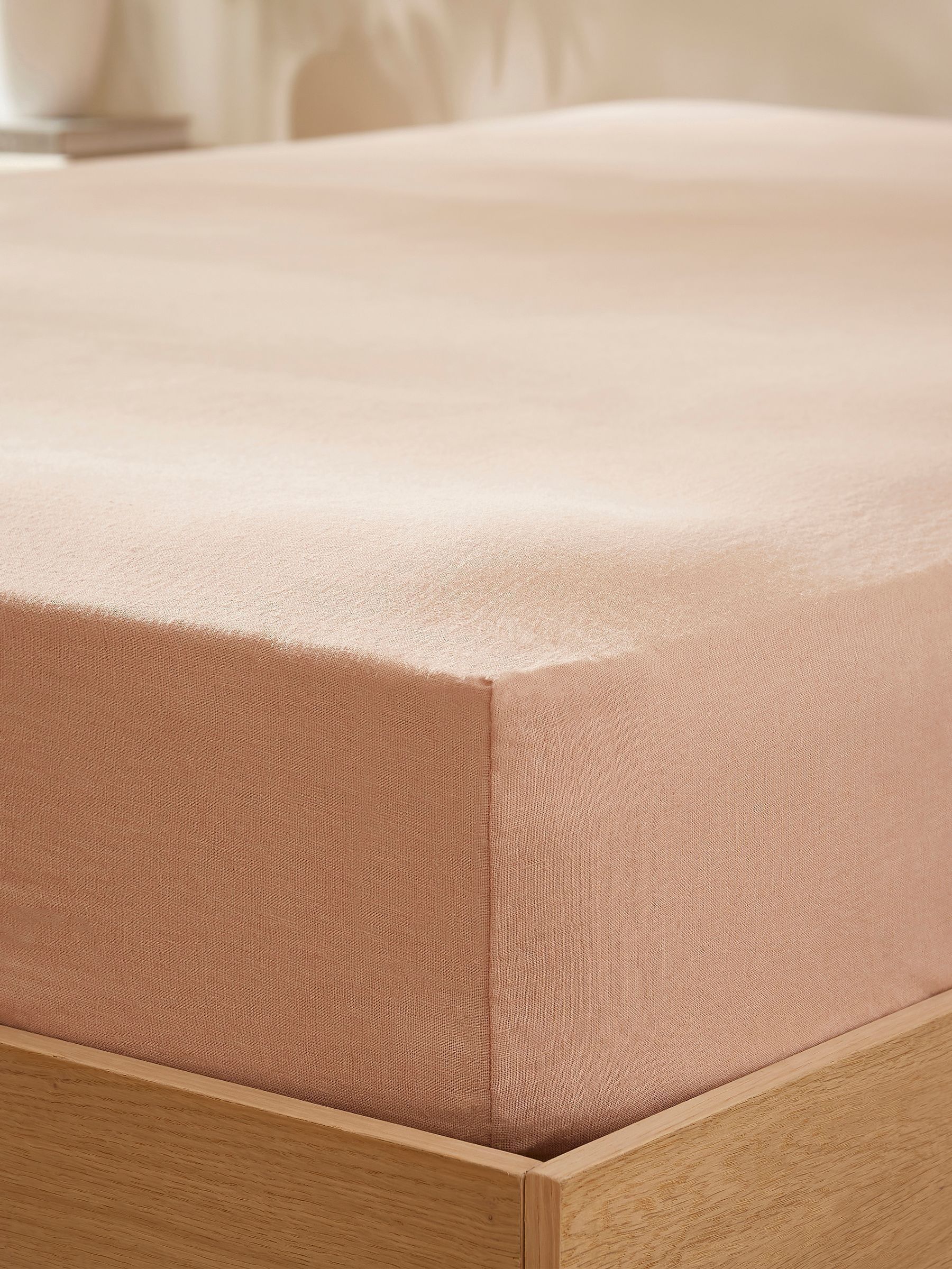 Martex Seashell Pink fitted sheet, imported from the UK