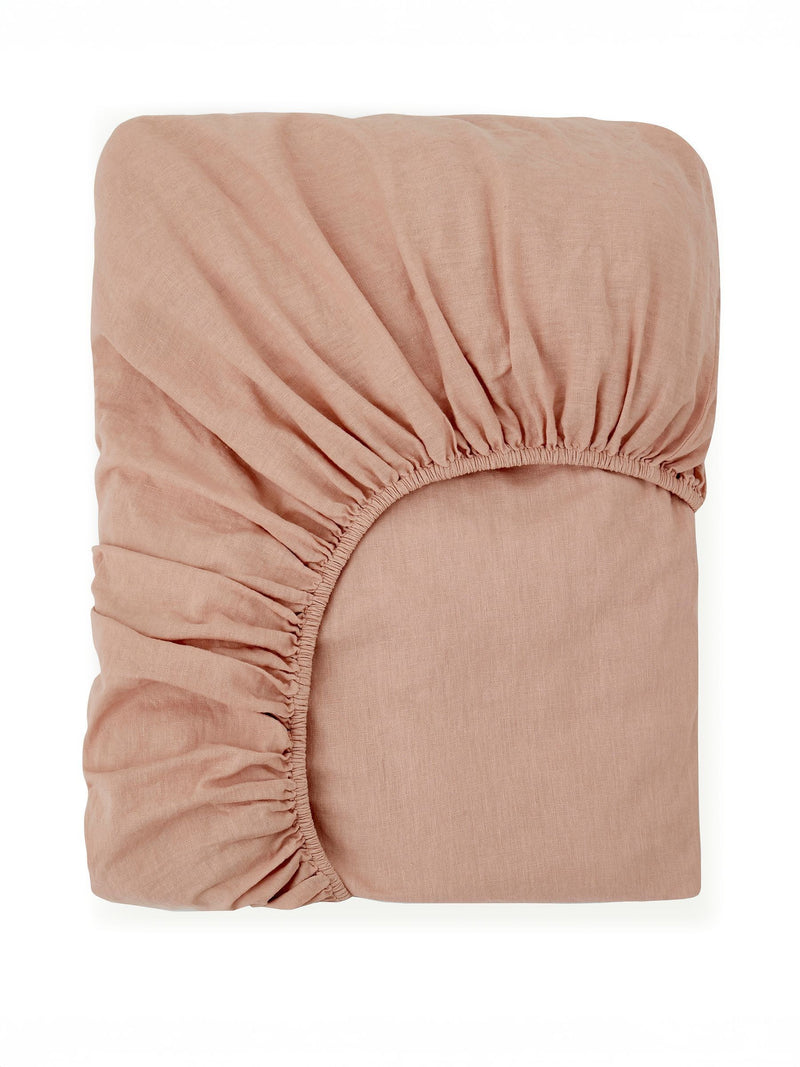 Martex Seashell Pink fitted sheet, imported from the UK