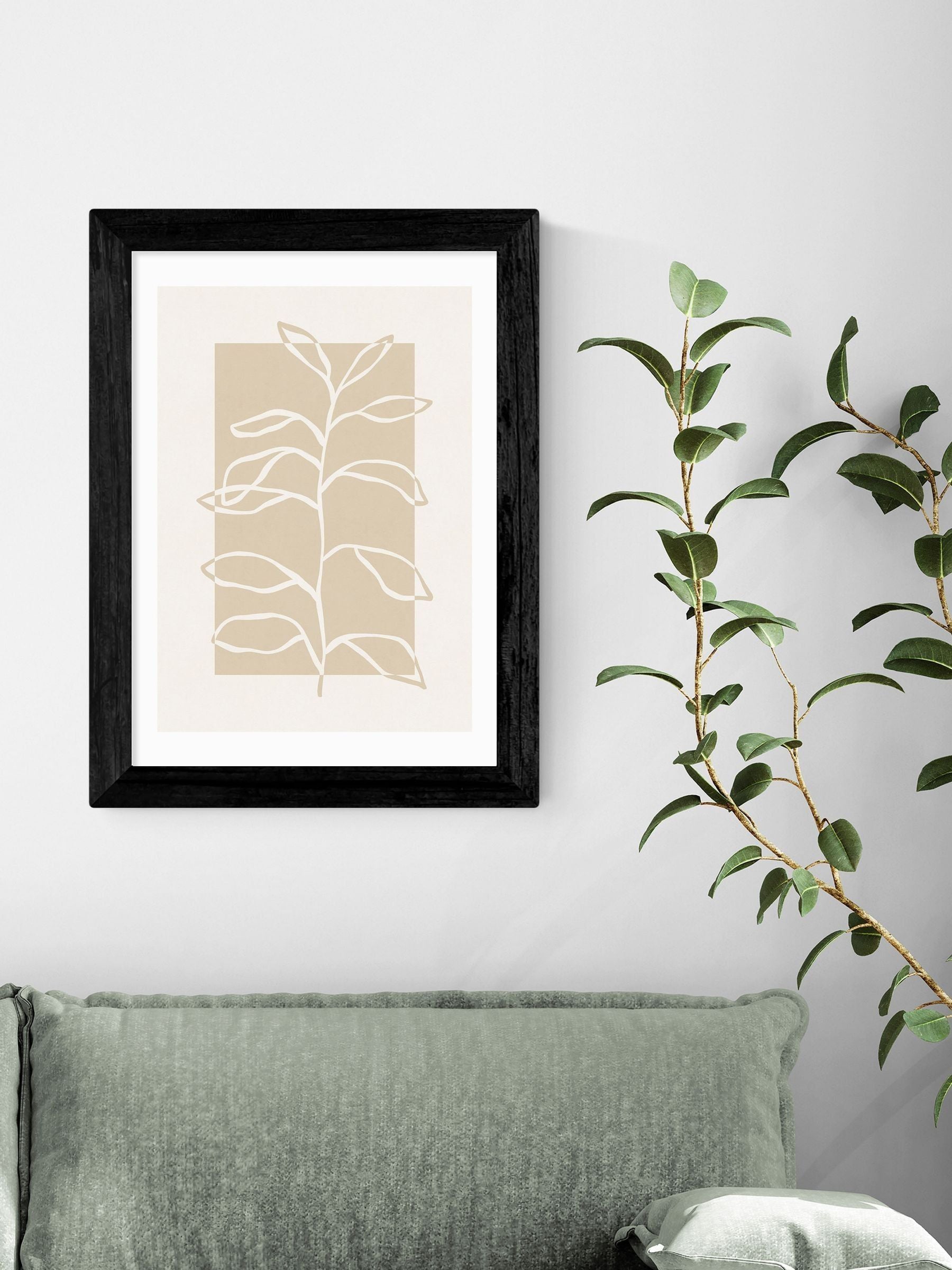 Black East End Prints Framed Botany by Alisa Galitsyna Wall art