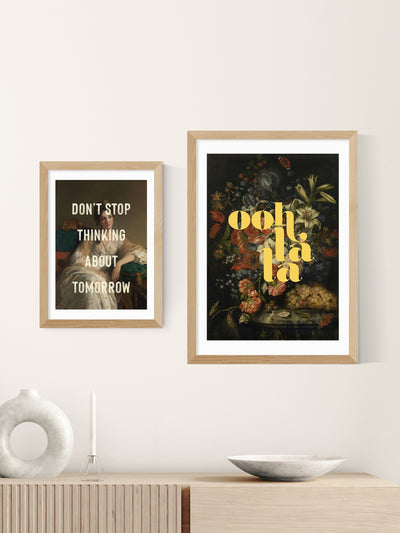 East End Prints Oak Ooh La La par Oh Fine Estampe Murale