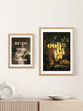 East End Prints Oak Ooh La La wall art - British product