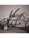 Lights4fun black twig Halloween garland 1.5m, UK version