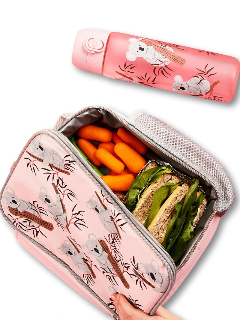 ION8 Koalas lunch bag with 500ml leak proof water bottle, UK version