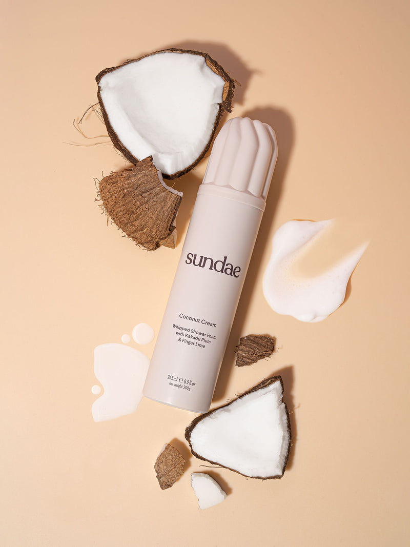 Sundae Cream coconut whipped shower foam 265ml (British brand)