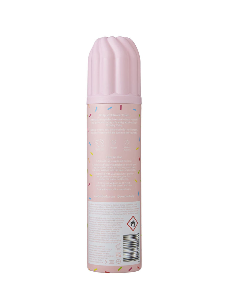 Birthday Cake Whipped Shower Foam 265ml (British brand)