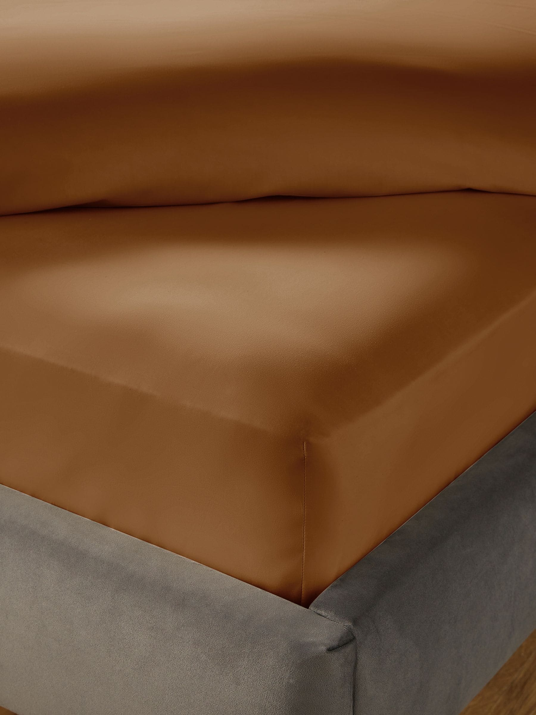 Silentnight Terracotta Cotton extra deep fitted sheet 40cm (British brand)