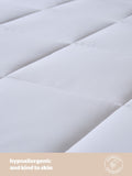 Silentnight white wool mattress topper (British brand)