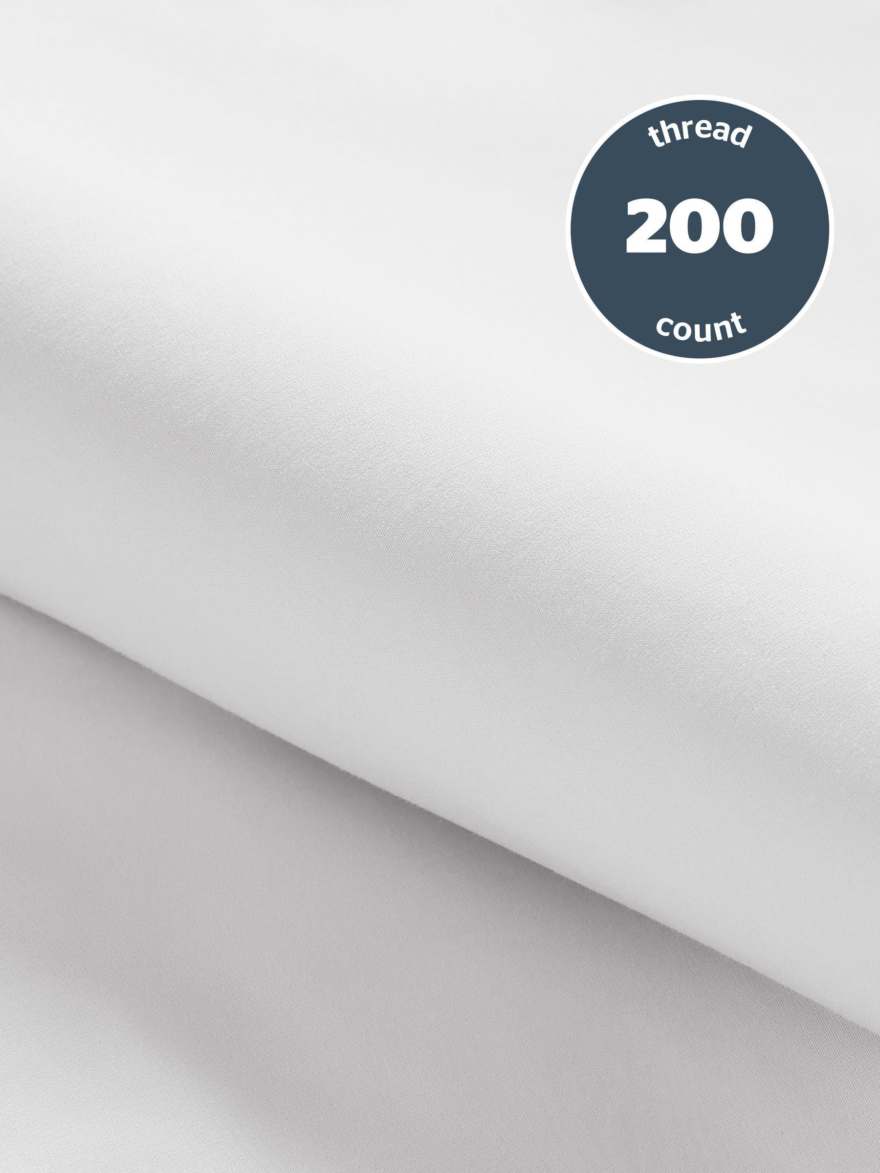 Silentnight white cotton extra deep fitted sheet 40cm (British brand)