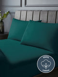 Silentnight Teal Cotton Extra Deep Fitted Sheet 40cm (British brand)