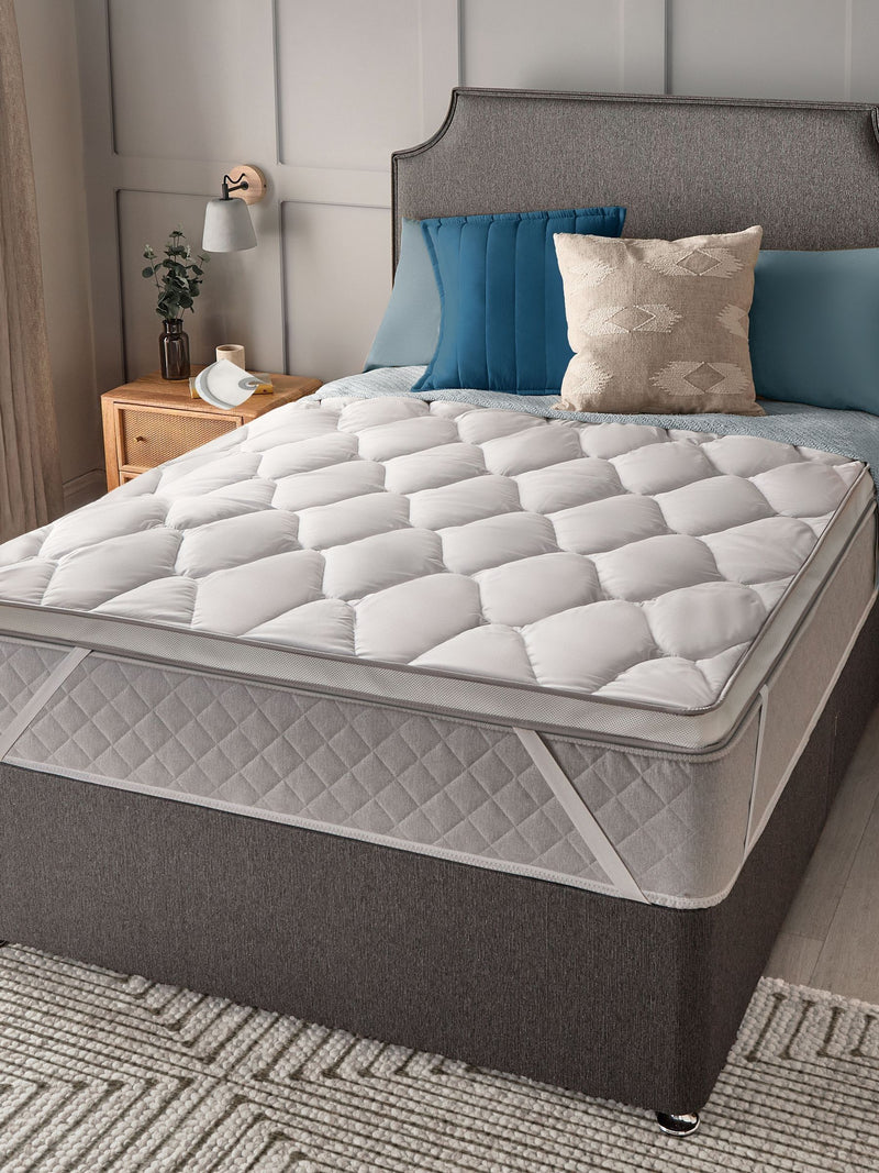 Sealy White Airflow Breathable Mattress Topper (British brand)