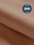 Silentnight Dusky Pink Fitted Sheet 40cm extra deep (British brand)