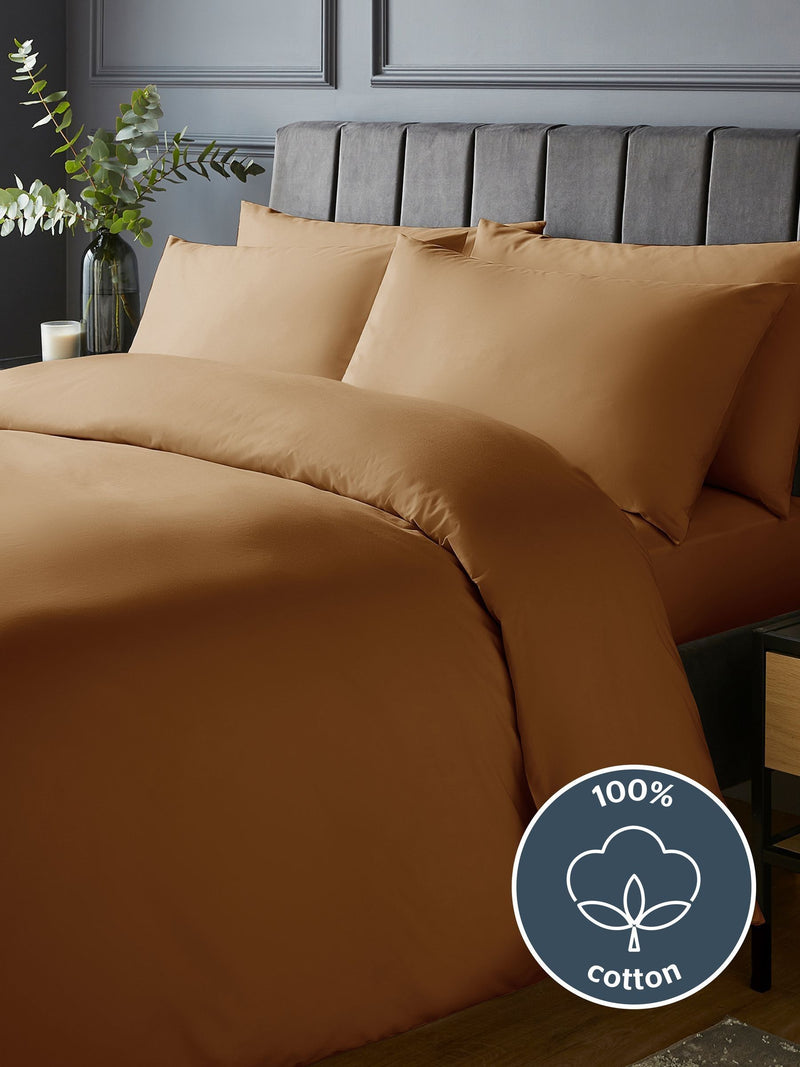 Silentnight Terracotta Duvet Set (British brand)