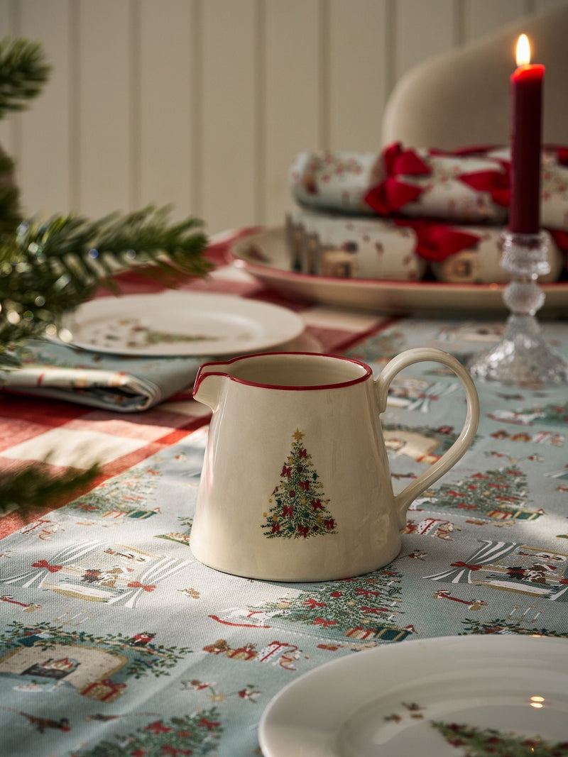Sophie Allport Natural Cosy Christmas Large Stoneware Jug
