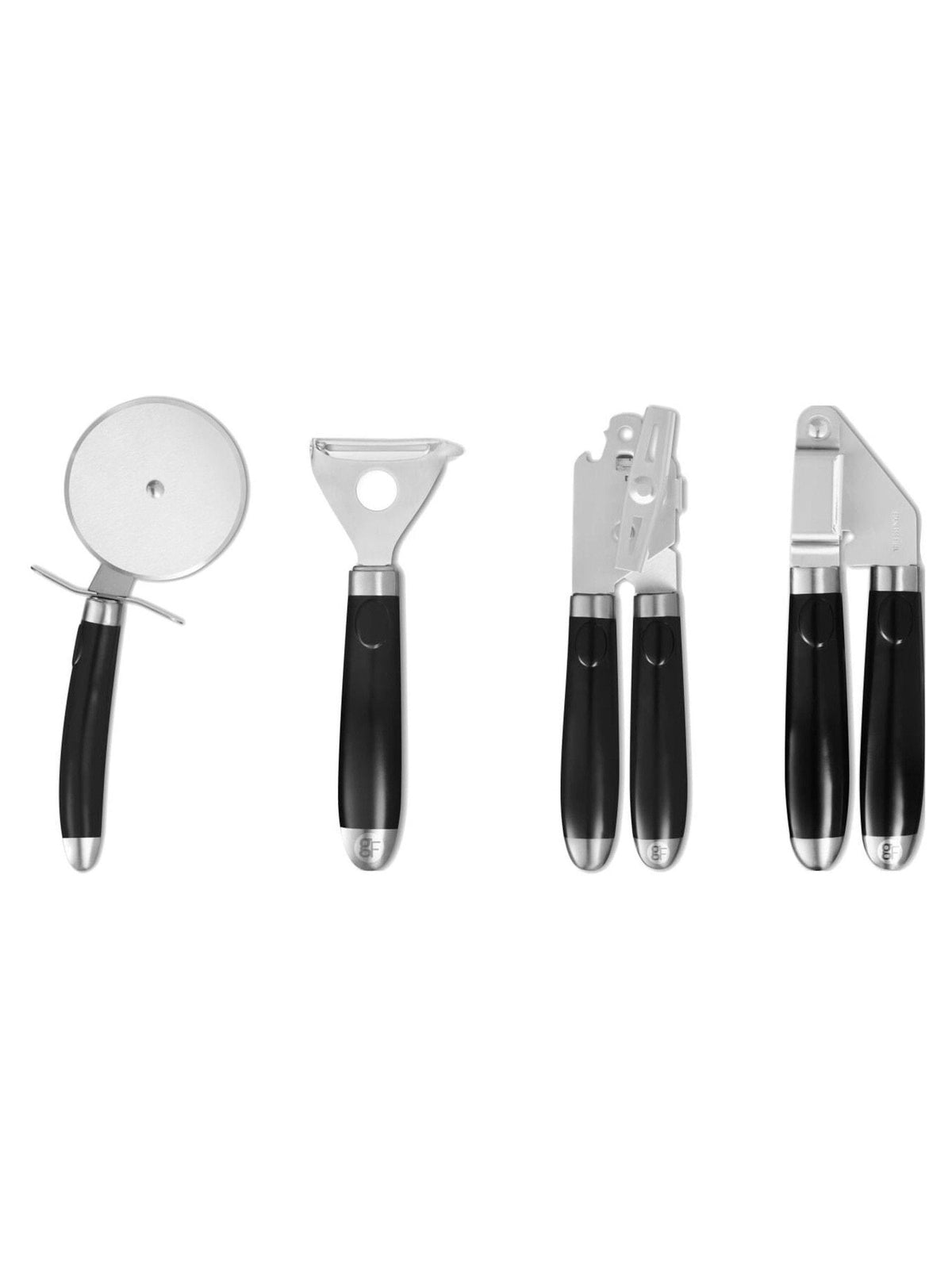 Good Food 4 piece black kitchen gadget set, UK version