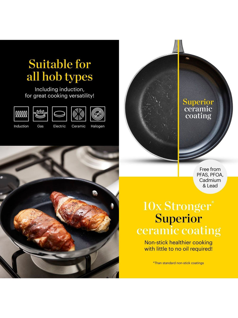 Good Food non-stick tri-ply frying pan 24cm, UK version