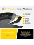 Good Food Grey Hard Anodised Frying Pan 28cm, UK version