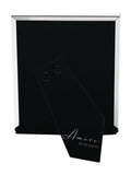 Widdop silver sparkle border photo frame for 4x6 photos (British brand)
