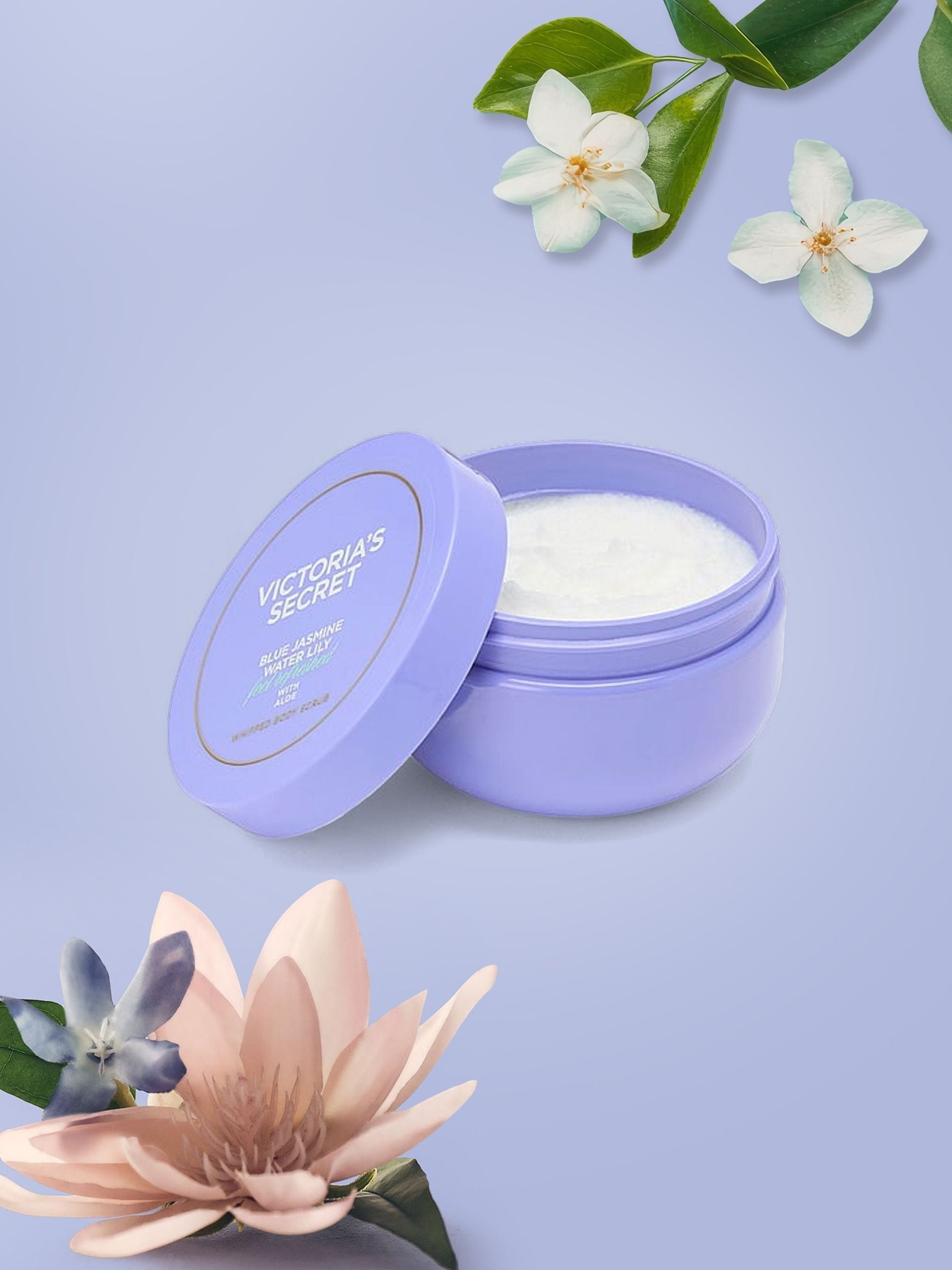 Victoria's Secret body scrub Blue Jasmine Water Lily 216g (British brand)