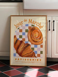We Are Proper Good multi pastries art print (British brand)