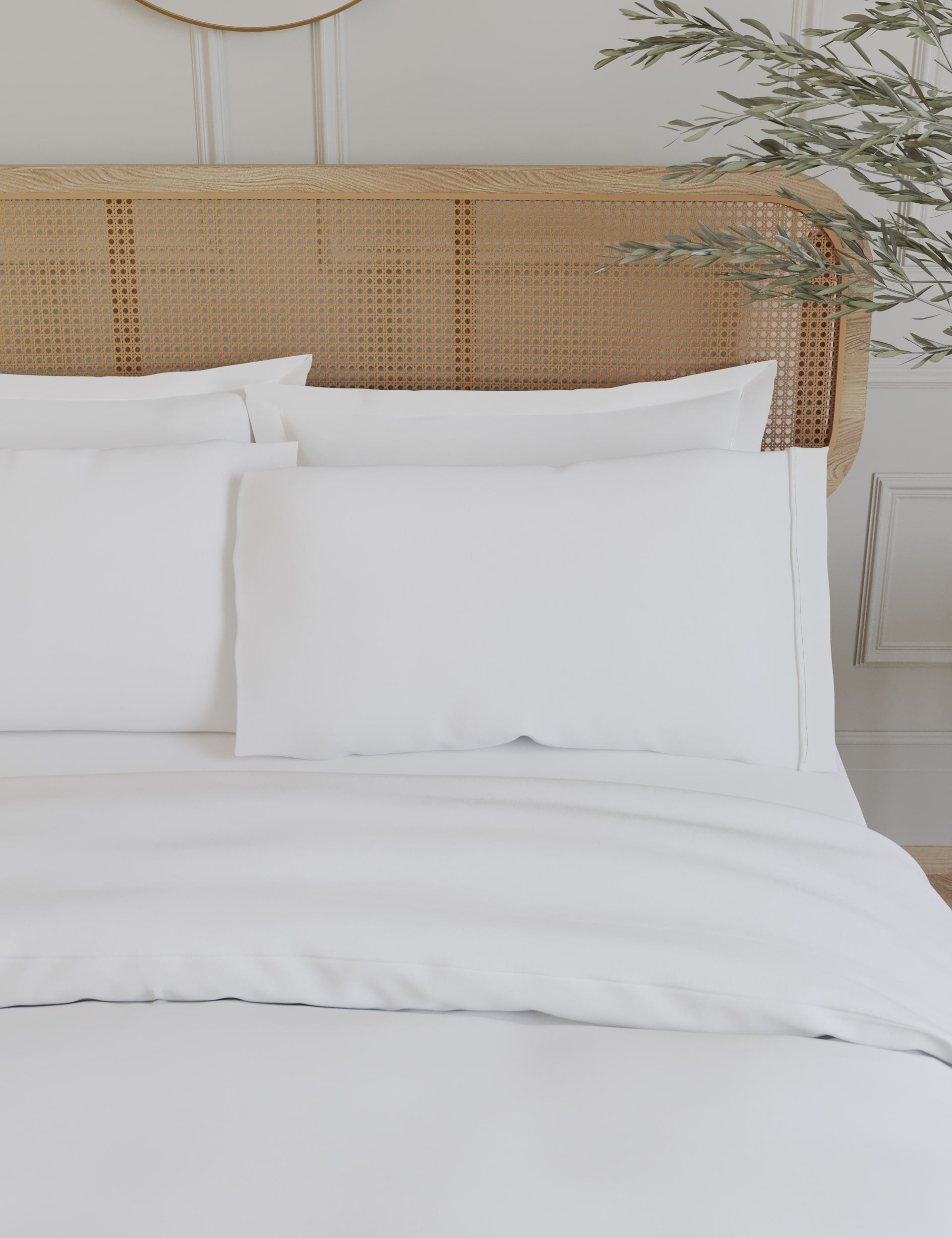 Egyptian cotton 230 thread count pillowcases 2 pack - British product