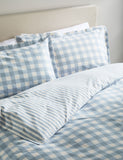 Pure cotton gingham bedding set, imported from the UK