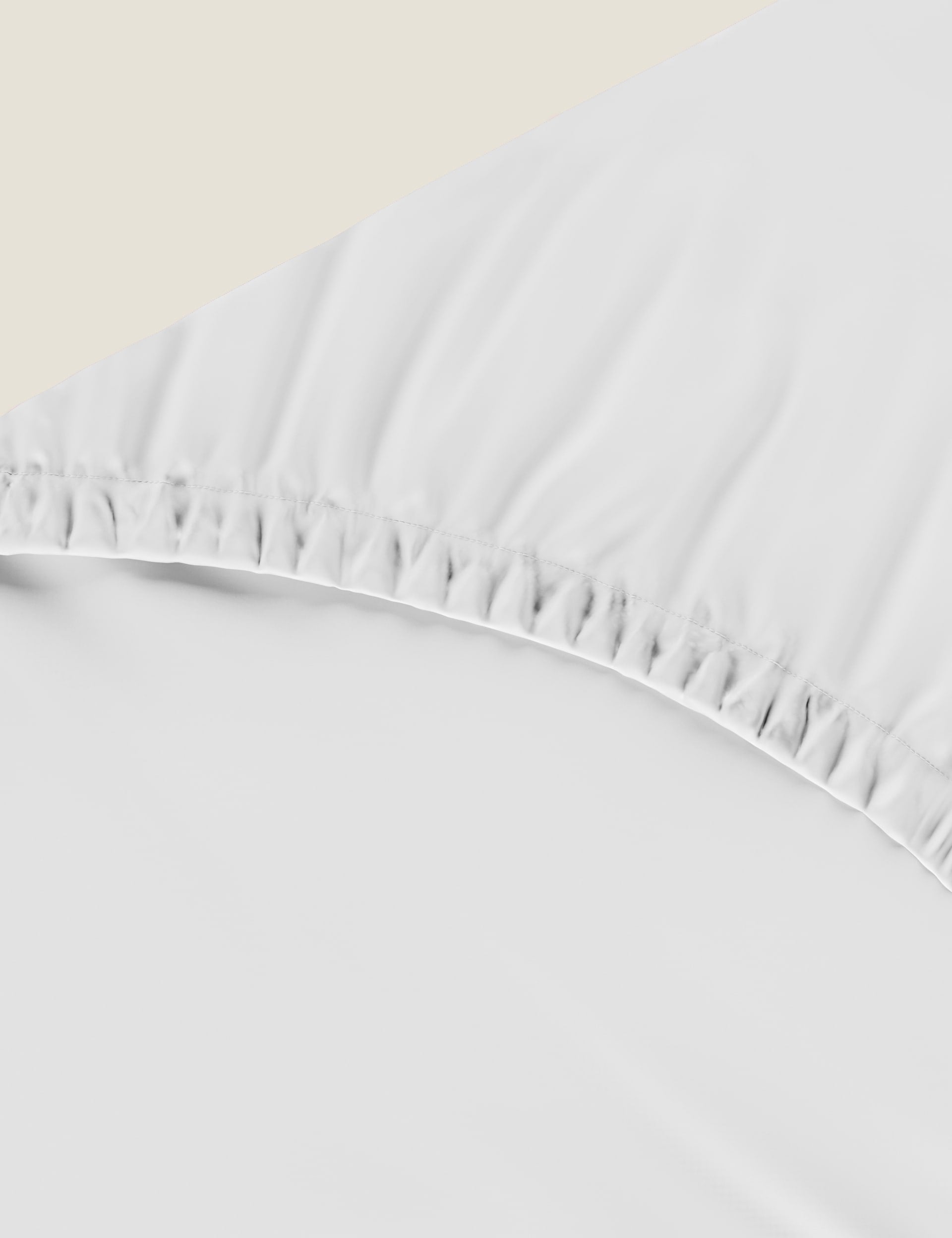 Pure cotton 300 thread count fitted sheet, imported from the UK