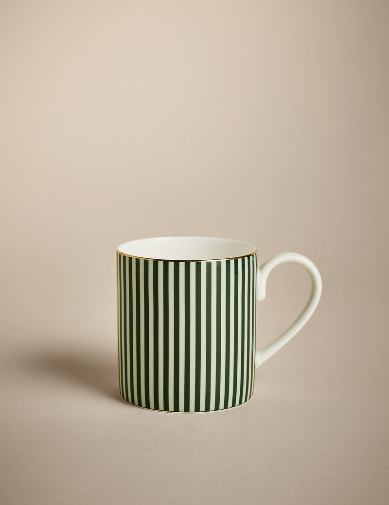Hampton Stripe bone china mug, UK version
