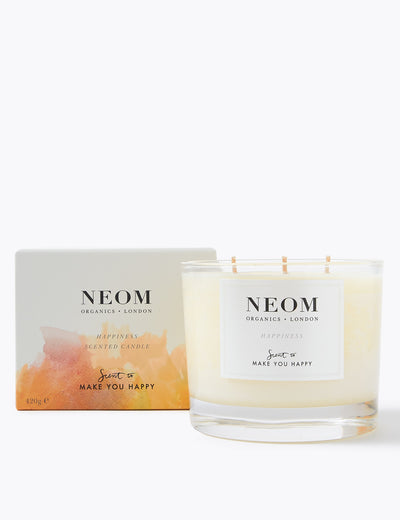 Neom Happiness 3 Wick Scented Candle 420g