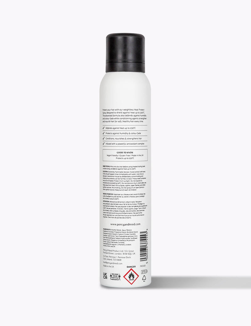 Percy & Reed heat protect spray 150ml, UK version