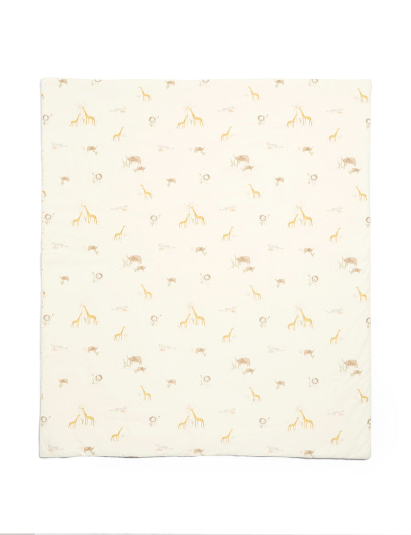 Mamas & Papas jungle cotbed quilt, UK version