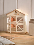 Wooden egg house for six eggs, imported from the UK