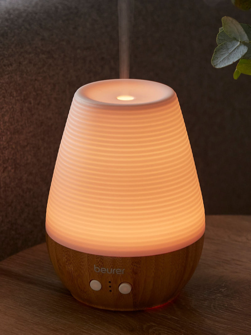 Beurer cream aroma diffuser mood light lamp 180ml - British product