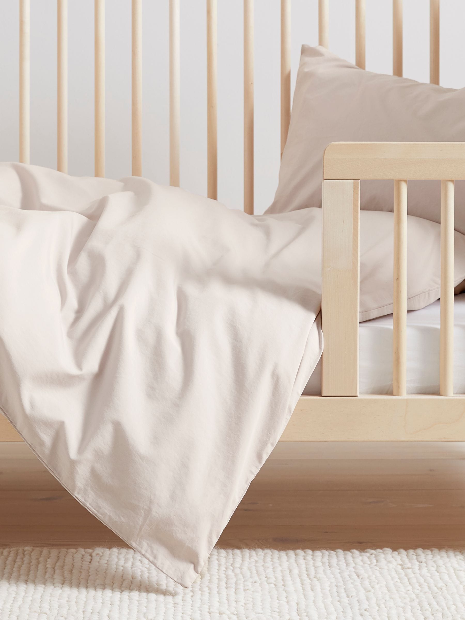 Bedfolk Pink Toddler Duvet Cover - British product