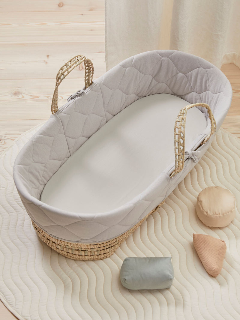 100% Cotton Fitted Moses Basket Sheet