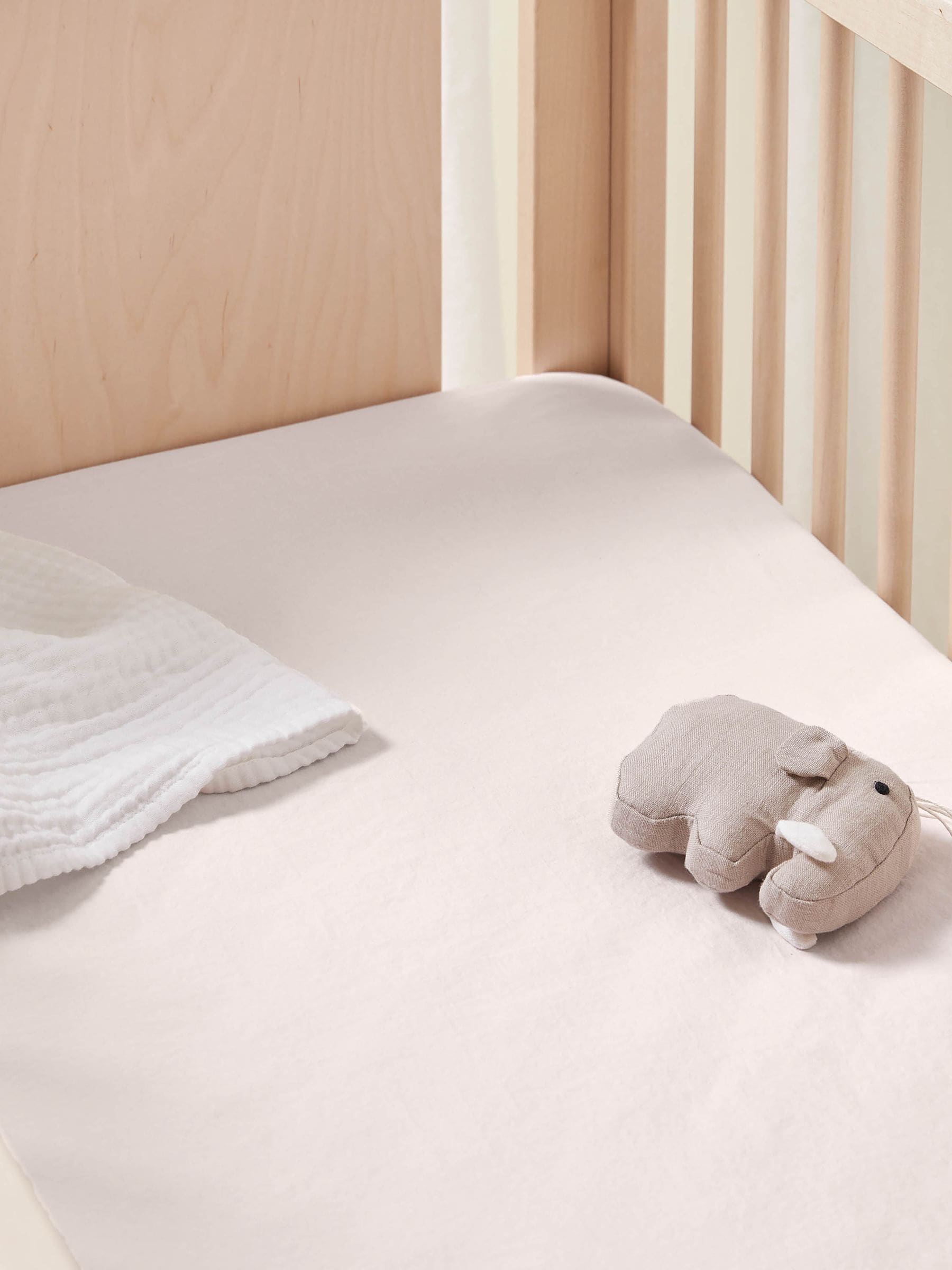 Pink Cot Bed Fitted Sheet Made from 100% Cotton