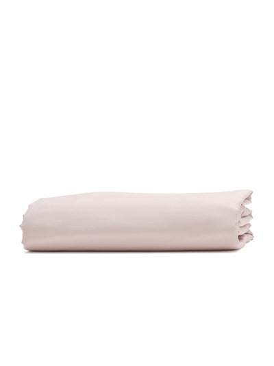Bedfolk Pink 100% Cotton Luxe Fitted Bed Sheet