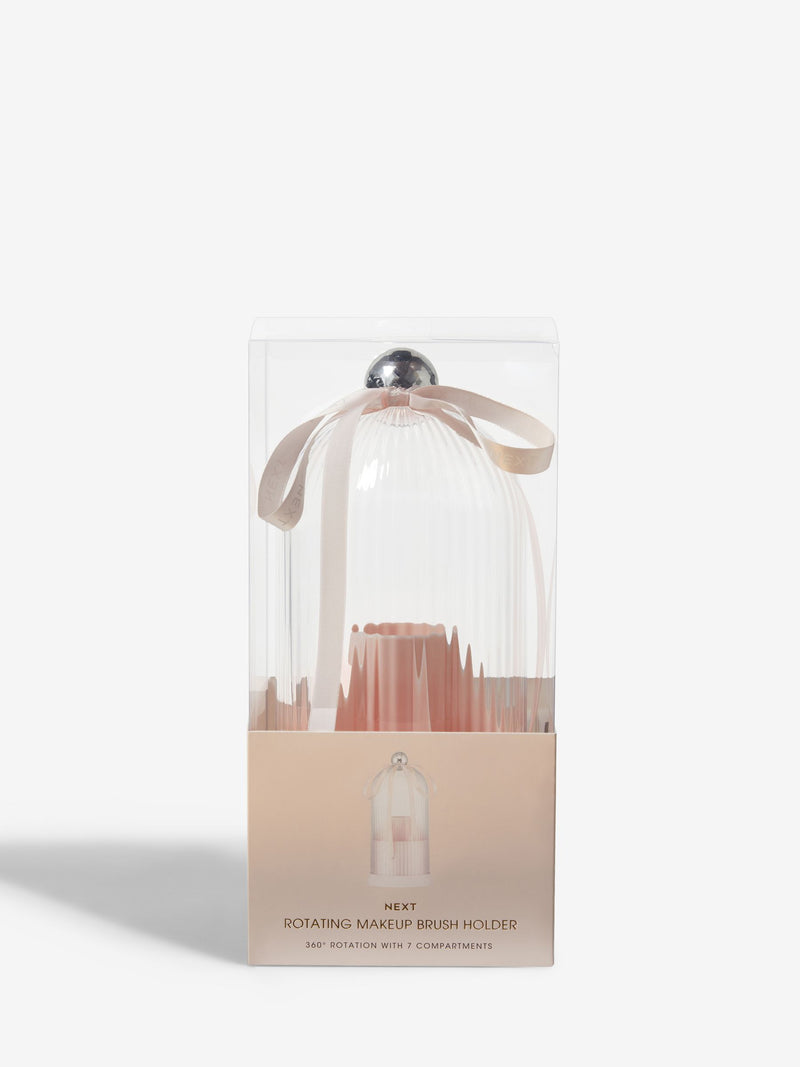 360° Rotating Makeup Brush Organiser